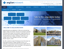 Tablet Screenshot of anglianbrickwork.co.uk